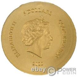 PEGASOS Numismatic Icons Gold Coin 5$ Cook Islands 2022