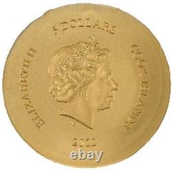 PEGASOS Numismatic Icons Gold Coin $5 Cook Islands 2022