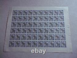 PENRHYN Cook Islands Stamps SG 40 Scott 31 1927 IMPERF PLATE PROOFS SHEET