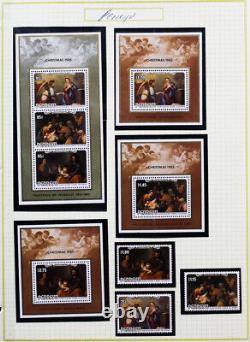 Penrhyn Stamps Mint NH Collection Art Sets S/S 1970's to 1980's