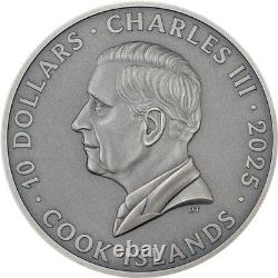 Portal of Time 2025 $10 2 oz Silver Coin Cook Islands Coin Investment Trusrt