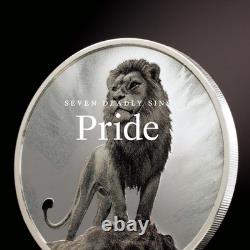 Pride deadly sins lion 1 oz silver proof coin Cook Islands 2026