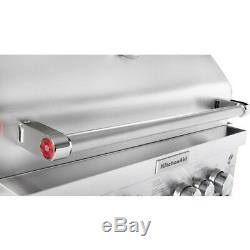Propane Gas Built In Grills Stainless Steel Burner Pre Assembled Warming Rack