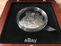 RAR Cook Islands 5 Dollars 2008-Meteortiten-Münze Pultusk / SILBER / Palladium