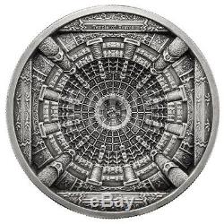 RARE Cook Islands 20$ 2015 4-layer Silver 100gr. AF Beijing TEMPLE OF HEAVEN