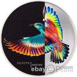 ROLLER Eclectic Nature Bird 1 Oz Silver Coin 5$ Cook Islands 2022