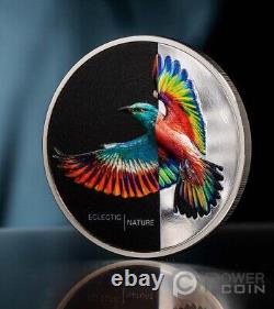 ROLLER Eclectic Nature Bird 1 Oz Silver Coin 5$ Cook Islands 2022