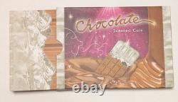 Rare 2014 Cook Islands. 999 Silver $5 Scented Chocolate Art Bar 20g