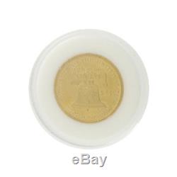 Rare 2018 Cook Islands $25 1/2 oz. 24 Pure Gold Statue Of Liberty Coin