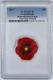 Remembrance Poppy 2017 Cook Islands Silver Coin $5 First Day Of Issue PCGS PL70