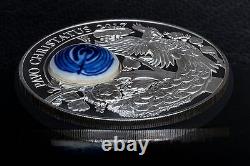 Royal Delft Peacock Pavo Christatus 50 g Silver Coin Cook Island 2017