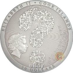 SAMSARA WHEEL OF LIFE Archeology Symbolism Cook Islands 3 Oz Silver Coin PRESALE