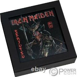 SENJUTSU Iron Maiden 2 Oz Silver Coin 10$ Cook Islands 2022