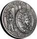 SHIELD OF ATHENA Aegis Mythology 2 Oz Silver Coins 10$ Cook Islands 2018