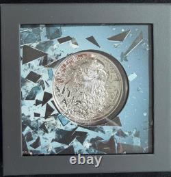 SILVER BURST Bald Eagle 3 Oz Silver Coin 20$ Cook Islands 2024