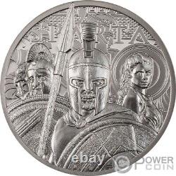 SPARTA 1 Oz Platinum Coin 250$ Cook Islands 2023