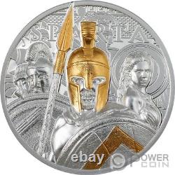 SPARTA 3 Oz Silver Coin 20$ Cook Islands 2023