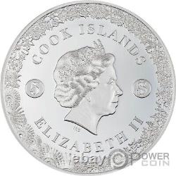 SUMMER Manga 1 Oz Silver Coin 5$ Cook Islands 2022