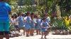 School Kids Dancing In The Cook Islands