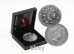 Shield of Athena Aegis, Cook Islands, 10 dollars, 2018, 2 oz. Silver