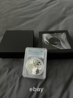 Silver 2023 Cook Islands 2oz The Wave PCGS PR70 DCAM First Day Issue Box