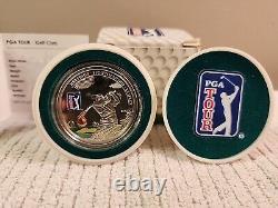 Silver Coin 2013 Cook Islands $5 20g PGA Tour with 3D Golf Club insert 1 of 2500