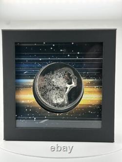 Silver burst 3 oz proof silver coin Cook Islands 2021