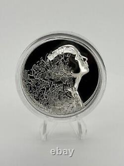 Silver burst 3 oz proof silver coin Cook Islands 2021