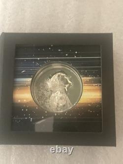 Silver burst 3 oz proof silver coin Cook Islands 2021