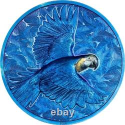 Spectrum Parrot 2026 $5 1 oz Pure Silver Prism Plated Coin Cook Islands CIT