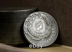 Steampunk 2020 $20 3 Oz Silver Antique Finish Cook Islands Coin Invest Trust