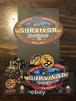 Survivor Cook Islands black Aitutonga merge buff New withcard and tags
