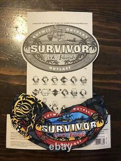 Survivor Cook Islands black Aitutonga merge buff New withcard and tags