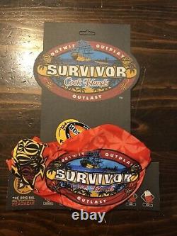 Survivor Cook Islands red Aitutaki buff New withcard and tags