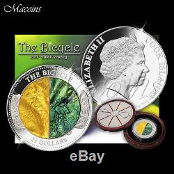 The Bicycle 200 Anniversary In Mother Pearl 2017 Cook Islands 5 Oz Silver Coin