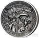 THOR Norse Gods High Relief 2 Oz Silver Coin 10$ Cook Islands 2015