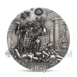 TITAN ATLAS EPIC HIGH RELIEF 3oz SILBER 20$ COOK ISLANDS 2019