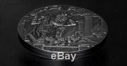 TITAN ATLAS EPIC HIGH RELIEF 3oz SILBER 20$ COOK ISLANDS 2019