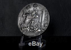 TITAN ATLAS EPIC HIGH RELIEF 3oz SILBER 20$ COOK ISLANDS 2019