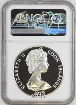 TOP POP 1979 Cook Islands Silver $5 Rarotongan Fruit Doves Proof NGC PF 69