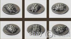 TORTOISE Turtle 1 Oz Silver Coin 5$ Cook Islands 2020