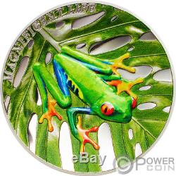 TREE FROG Magnificent Life 1 Oz Silver Coin 5$ Cook Islands 2018