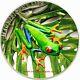 TREE FROG Magnificent Life 1 oz High Relief Silver Proof Coin Cook Islands 2018