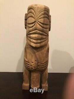 Tangaroa Rarotonga Cook Islands Hand Carved Wood Figure