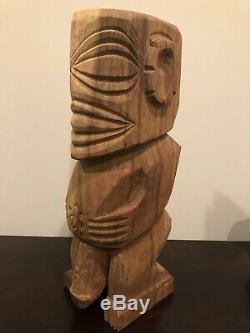 Tangaroa Rarotonga Cook Islands Hand Carved Wood Figure