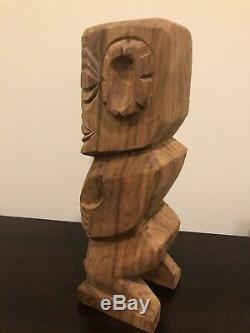 Tangaroa Rarotonga Cook Islands Hand Carved Wood Figure