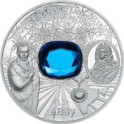 The Hope Diamond HiRe minted 2 oz Silver Proof Coin $10 2016 Cook Islands