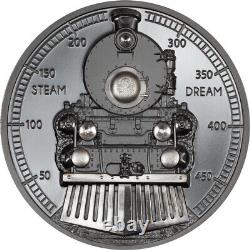 The Journey Steam Dream Train 2023 Cook Islands 2 oz Silver coin NGC 70 FR