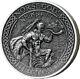 The Norse Gods Heimdall 2 oz Antique Finish Silver Coin Cook Islands