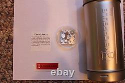 Time Capsule coin Brand New Proof One ounce pure silver Cook Islands ONLY 1500